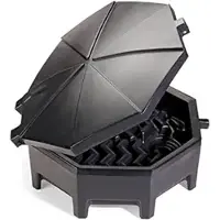 Pig NEW DRM672-BK - UNIVERSELE POLY TROMMELTRECHT MET SCHARNIEREND DEKSEL