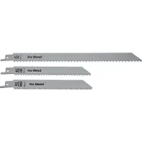 Labor reciprozaagbladenset hout & metaal 10-delig