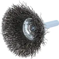 Ks Tools Rostvrijstalen borstel met draad, 0,3 mm, diameter 38 mm
