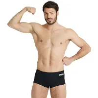 Arena Team Low Waist Solid Swimming Boxer Zwart 100 Man