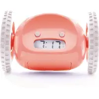 Clocky - Alarm Klok op Wielen - Roze - CL-PINK