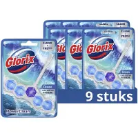 Glorix - WC blokjes - Ocean - 9 Stuks - Voordeelverpakking