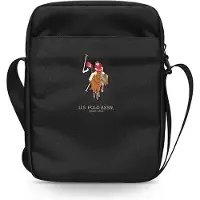 U.S. POLO ASSN. US Polo Torba USTB10PUGFLBK 10" czarna /zwart (10"), Laptoptas, Zwart
