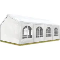 Profizelt24 Partytent 4x8 m, PE 450, wit