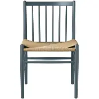 FDB Møbler J80 stoel Beech blue grey painted-nature