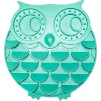 Beeztees Likmat Uil - Likmat Hond - Silcone - Groen - 30x28x1 cm