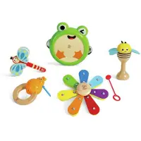 Hape Nature Band Rhythm Kitpercussion Instrument Set Veelkleurig