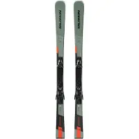Salomon - Packs (ski's & bindingen) - S/Max 8 XT + E M11 Black/Grey voor Unisex - Maat 163 cm - Groen