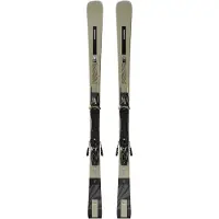 Salomon E S/Max N°12 + Mi12 GW F80 Ski Dames Light Bronze Met./Black 162