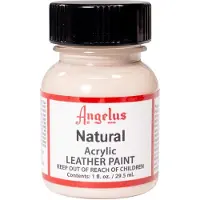 Angelus Leather Acrylic Paint - textielverf voor leren stoffen - acrylbasis - Natural - 29,5ml