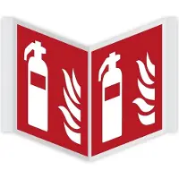 ARBO centrum Brandblusser panorama bord - Brandblusser panorama, 200 x 200 x 25 mm