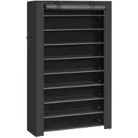 Acaza Schoenenrek - 40 paar schoenen - 88x160x28 cm - zwart