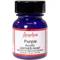 Angelus Leather Acrylic Paint - textielverf voor leren stoffen - acrylbasis - Purple - 29,5ml