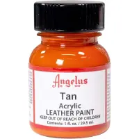 Angelus Leather Acrylic Paint - textielverf voor leren stoffen - acrylbasis - Tan Orange - 29,5ml