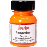 Angelus Leather Acrylic Paint - textielverf voor leren stoffen - acrylbasis - Tangerine - 29,5ml