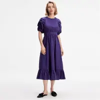 Smart & Joy Trapeze -jurk met gepofte mouwen