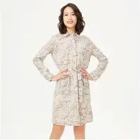 S&J Weekends Lichte print shirt-jurk