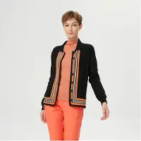 S&J Weekends Vest met contrasterende randen