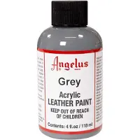 Angelus Leather Acrylic Paint - textielverf voor leren stoffen - acrylbasis - Grey - 118ml