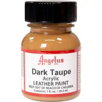 Angelus Leather Acrylic Paint - textielverf voor leren stoffen - acrylbasis - Dark Taupe - 29,5ml