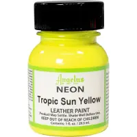 Angelus Leather Acrylic Paint - textielverf voor leren stoffen - acrylbasis - Neon Tropic Sun Yellow - 29,5ml