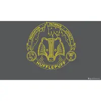 Sihir Dükkani Wizarding World - Harry Potter - Deurmat - Huffelpuf 45x75cm