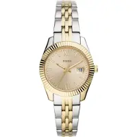 Fossil Analoog horloge goud / zilver
