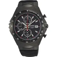 Seiko Macchina Sportiva herenhorloge Zwart SNAF87P1