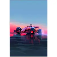 PosterMonkey Poster 80x120 cm - Formule 1 - Race - Auto - Jongens - Posters - Wanddecoratie tienerkamer - Kamer decoratie voor tieners - Tiener jeugdkamer accessoires