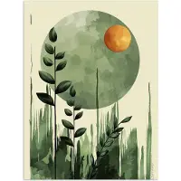 PosterMonkey Poster 60x80 cm - Abstract - Natuur - Kunst - Zon - Modern - Posters - Kamer decoratie - Wanddecoratie woonkamer - Muurdecoratie slaapkamer