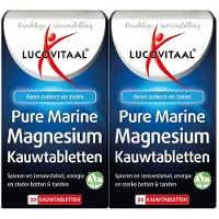 Lucovitaal 2x Marine Magnesium 30 Kauwtabletten