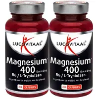 Lucovitaal 2x Magnesium 400 L-tryptofaan 60 Capsules