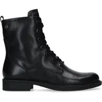 No Stress leren veterboots zwart female | Maat: 41