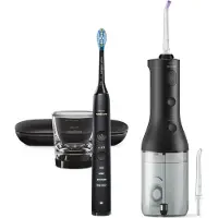 Philips Sonicare DiamondClean 9000 HX3886/43 + Power Flosser Zwart