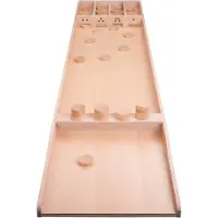 Longfield Games Longfield sjoelbak deluxe premium met 30 sjoelstenen wedstrijdsjoelbak 200 cm