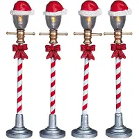Lemax Kerstfiguur Santa hat street lamp