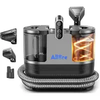 Allure Tapijtreiniger - Verwarmbaar tot 60°C - 3 Opzetstukken - Vlekkenreiniger - Bank reiniger - Meubelreiniger - Matras - Vloer - Auto - Gordijnen - Apparaat - 1200 W