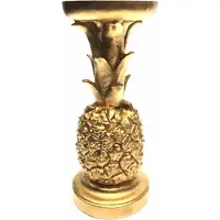 Natural Collections Ananas kandelaar goud 23cm