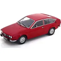 KK SCALE Het 1:18 gegoten model van de Alfa Romeo Alfetta 2000 GTV uit 1976 in rood. De fabrikant van het schaalmodel is KK Models. Dit model is alleen online verkrijgbaar