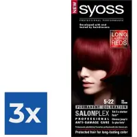 Syoss Color baseline 5-22 Red Passion - 1 stuk - Voordeelverpakking 3 stuks