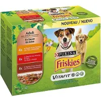 Friskies Natvoer van vlees en groente in gelei- 12x 85g