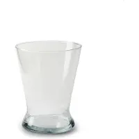 Jodeco Bloemenvaas Xana - helder transparant - glas - 15,5 x 19 cm