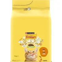 Friskies 3x droogvoer voor katten - kip & groenten 3kg