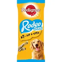 Pedigree 8x Hondensnacks - Rodeo Duo's - Kip & spek -7 stuks