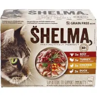 Shelma Vlees in Saus 12x85g