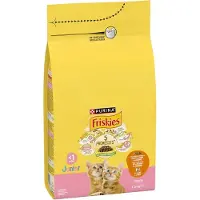 Friskies 2x droogvoer voor junior katten - kip, kalkoen & groenten - 1.5kg