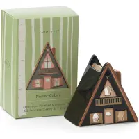 PADDYWAX Waxinelichthouder Incense House Nordic Cabin Zwart 6 X 9 X 13,5 Cm