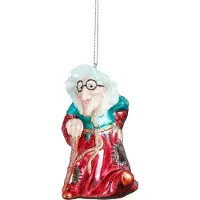 Luville Efteling Ornament heks glas rh12.5cm