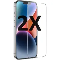 Rico Vitello Screenprotector Geschikt voor Apple iPhone 14 pro max/ 2 stuks- Temperend gals- Beschermglas- geharde glas