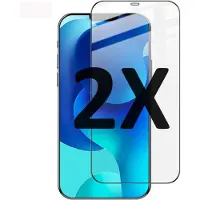 Rico Vitello Screenprotector Geschikt voor Apple iPhone 11 pro (X/Xs) full cover 5D /2XTemperend galss- Beschermglas- Beschermglas- gehard glas- Hoge kwaliteit